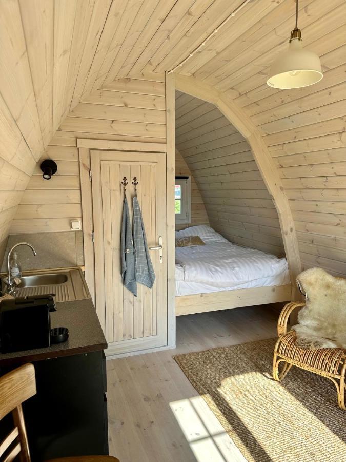 Lodge, Een Super Knus Tiny House, Nabij Vaarwater En Haven! Belt-Schutsloot Экстерьер фото